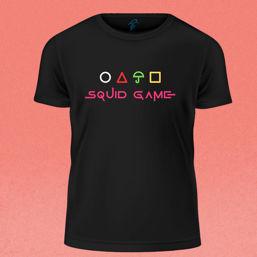 SQUID GAME PINK T-Shirt, 100% Cotton